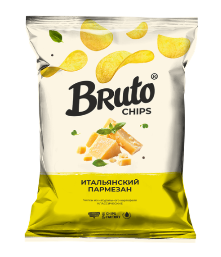 

Чипсы картофельные Bruto Итальянский пармезан 120 г