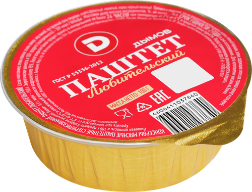 

Паштет Дымов Любительский 100 г