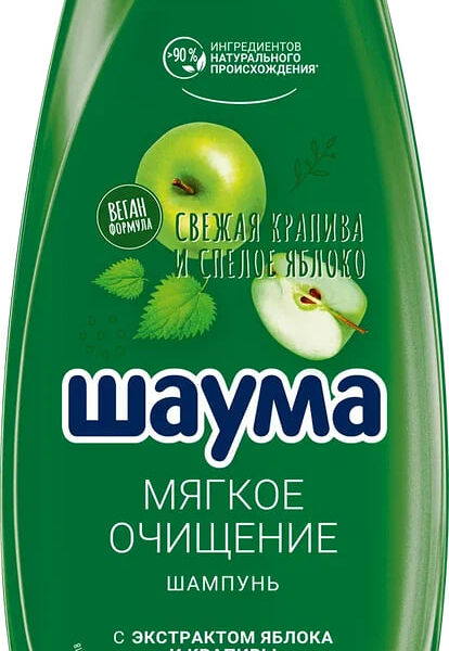 Шампунь Шаума для нормальных волос женский мягкое очищение 370 мл