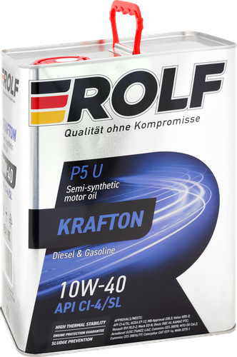 

Моторное масло Rolf Krafton P5 U 10W-40, 4 л