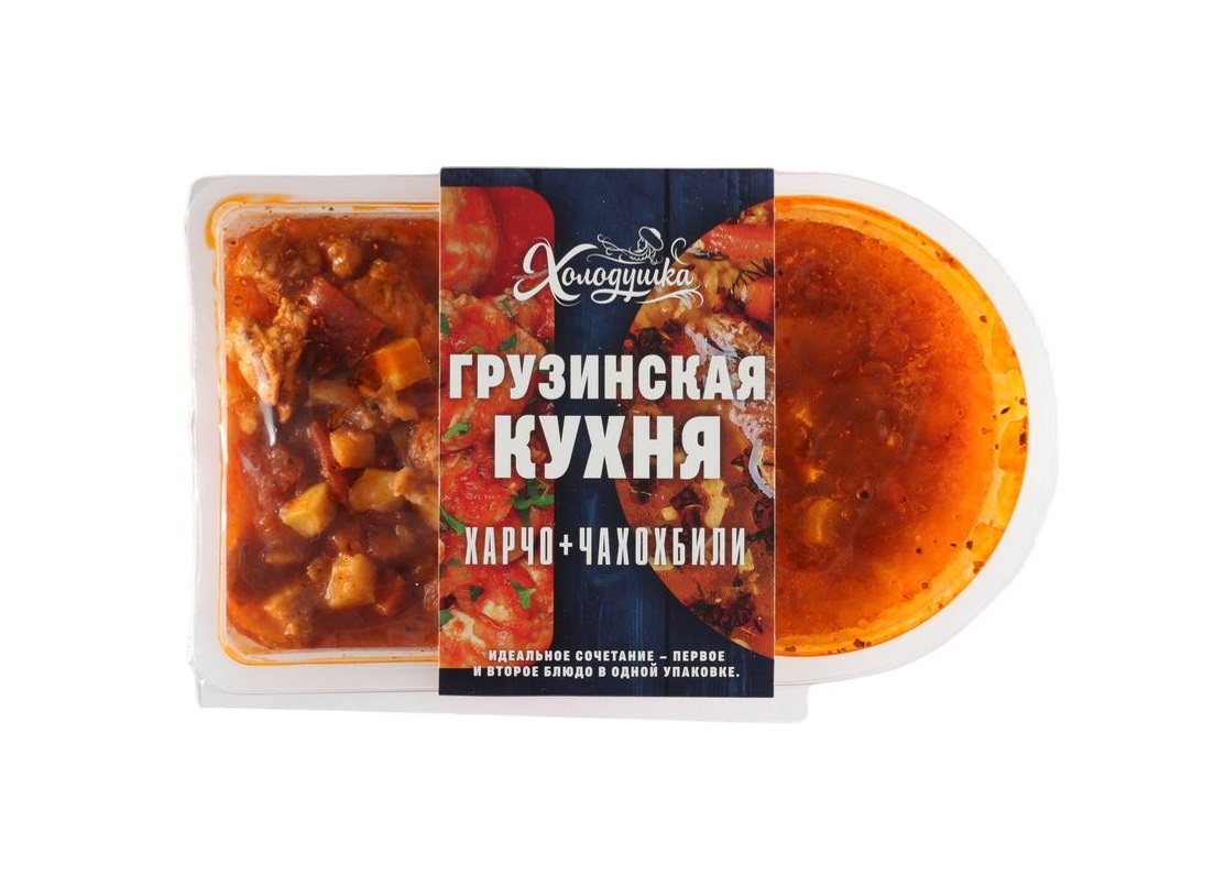 

Комбо-обед Холодушка Грузинская кухня Харчо + Чахохбили 550 г