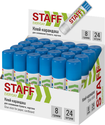 

Клей-карандаш Staff EVERYDAY 8 г