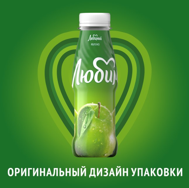 

Сокосодержащий напиток Любимый яблочный 0.3 л