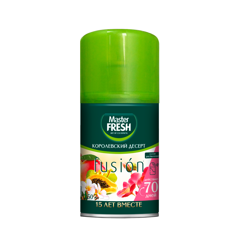 

Сменный баллон Master Fresh Fusion Королевский десерт 250 мл