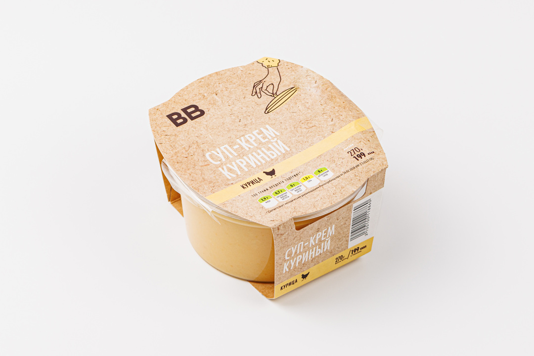 

Суп-крем Вкусвилл куриный 270 г