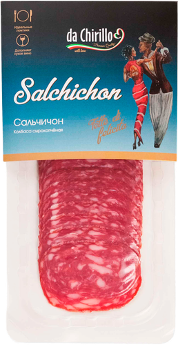 

Колбаса Da Chirillo Сальчичон сырокопченая нарезка 90 г