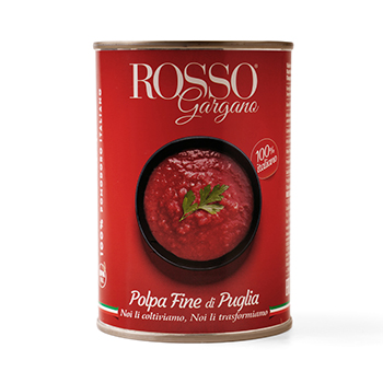 

Томаты Rosso Gargano Polpa очищенные давленные в собственном соку 400 г