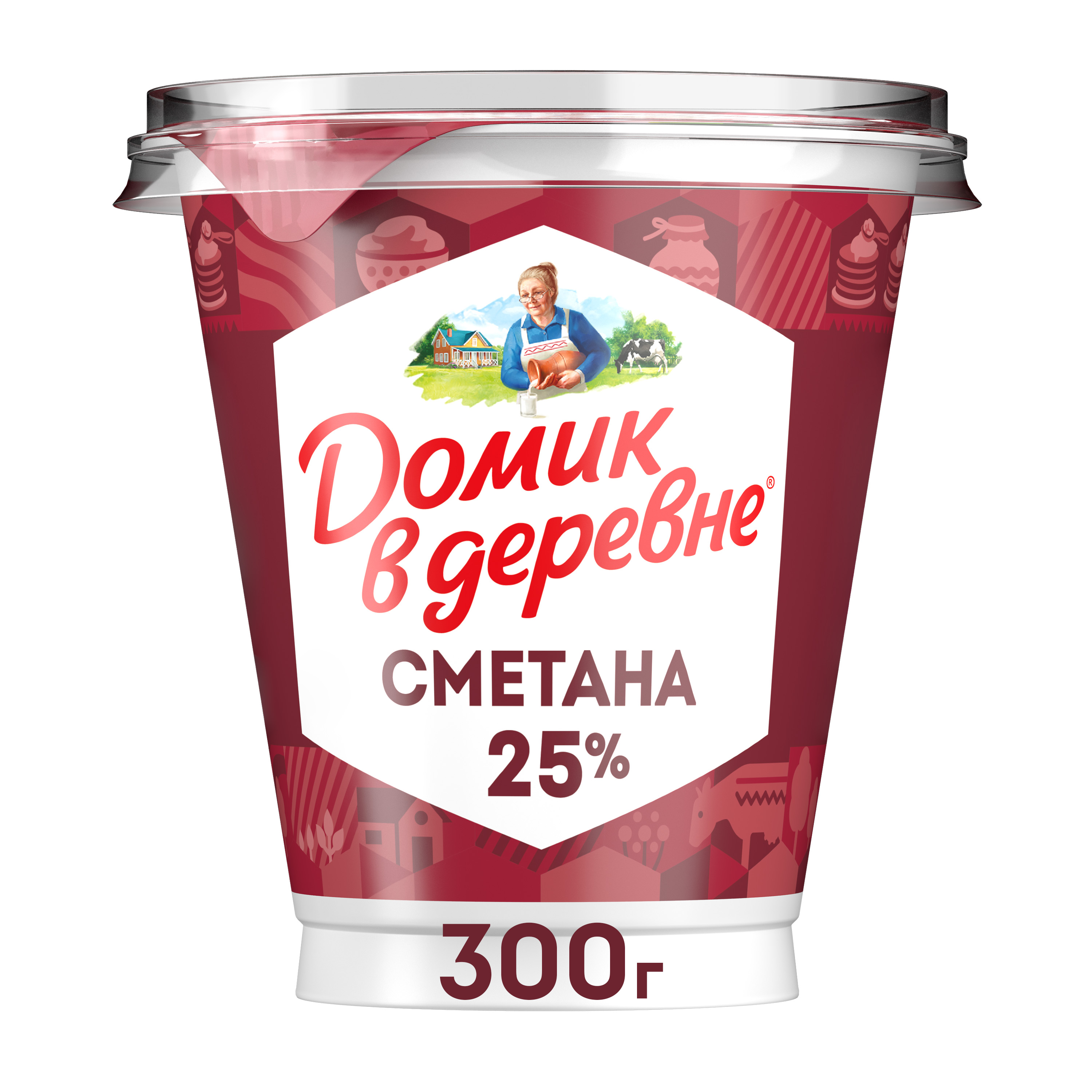 

Сметана Домик в деревне 25% 300 г