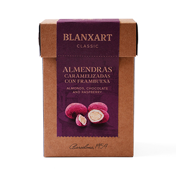 

Конфеты Blanxart из цельного миндаля в обсыпке из сушеной малины 100 г
