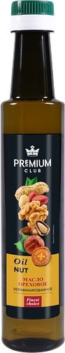 Масло ореховое PREMIUM CLUB нерафинированное, 250мл