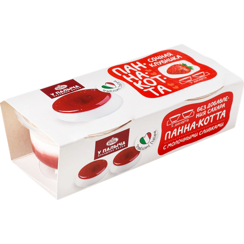 

Панна-котта У Палыча Сочная клубника без добавления сахара 240 г