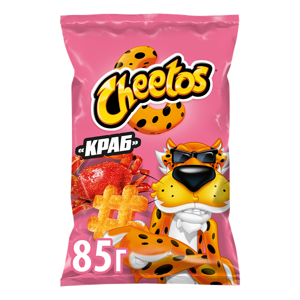 Кукурузные снеки Cheetos Краб 85 г