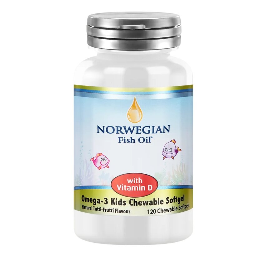 

NFO Омега-3 Для детей (Omega-3 Kids) капсулы жевательные 120 шт.