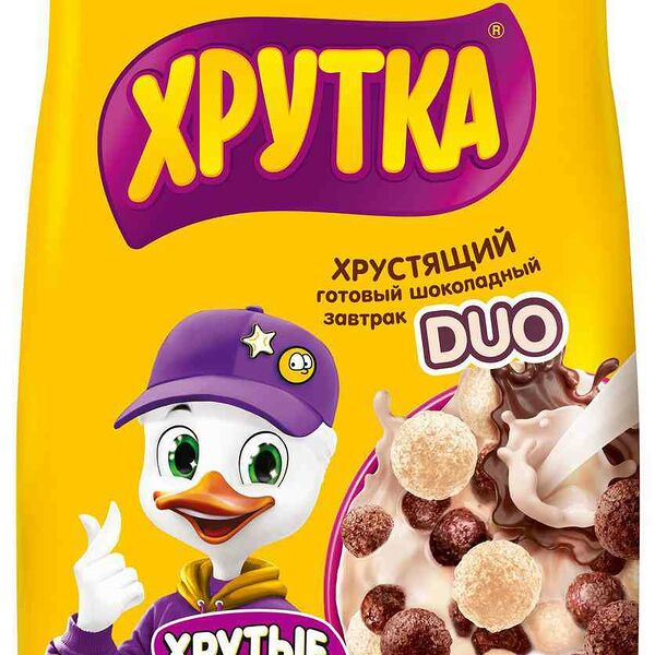 Готовый завтрак Хрутка Duo шарики 200 г