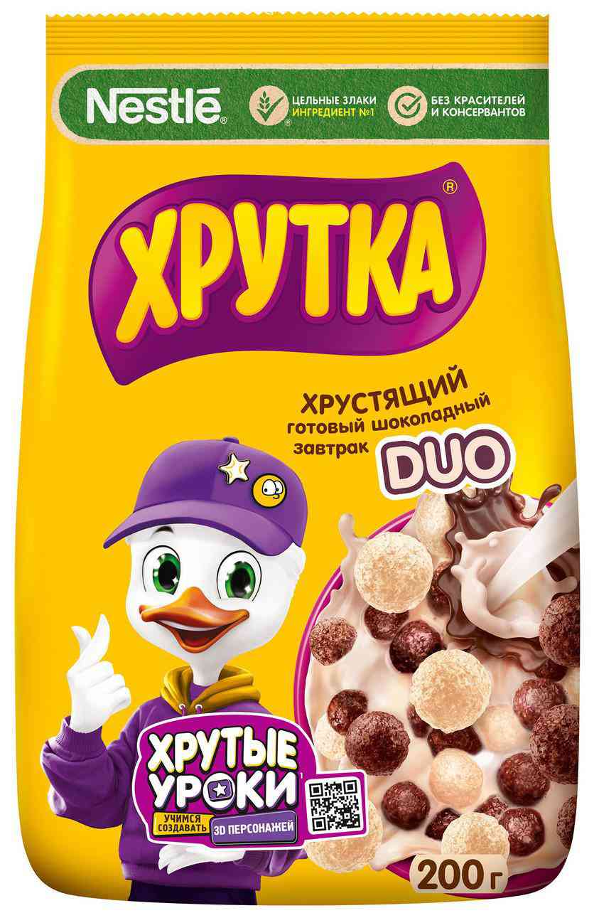 

Готовый завтрак Хрутка Duo шарики 200 г