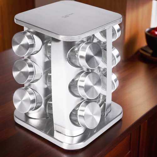 

Набор банок для специй Platinume choice Smart Cook на подставке из нержавеющий стали