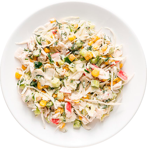 

Салат Фабрика домашней кухни Крабовый вес