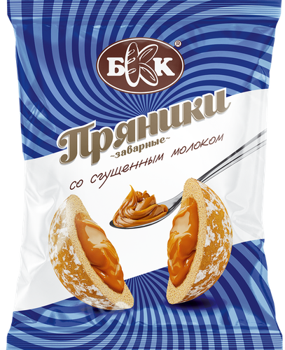 

Пряники БКК заварные со сгущенным молоком 240 г