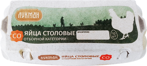 

Яйцо куриное Лукман СО столовое, 10 шт