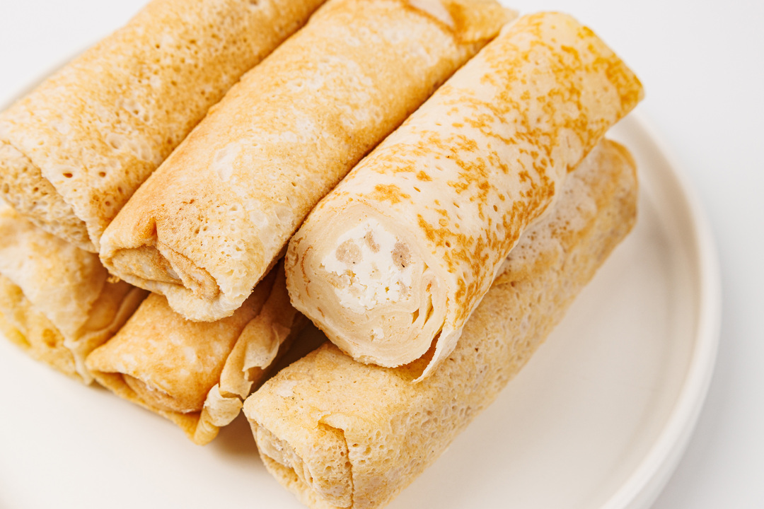 

Блинчики ВкусВилл с куриной ветчиной и моцареллой 420 г