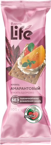 

Хлебец Лента Life Амарантовый 100 г
