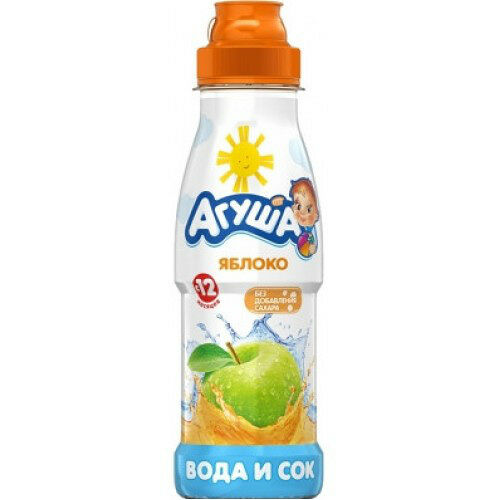 Агуша вода и сок Яблоко 0,3л