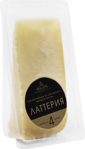 

Сыр полутвердый Рота-Агро Латтерия 50% без змж 180 г