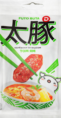 Колбаски сырокопченые Дымов Футо Бута (Futo Buta) Том Ям 50 г