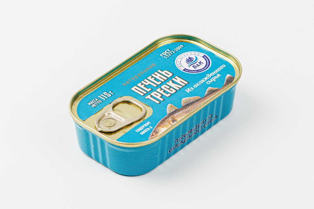 

Печень трески Боско-Морепродукт натуральная 115 г