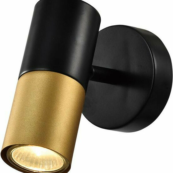 Светильник настенно-потолочный Rivoli Belladonna черный, золото