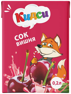 Сок Кидси Вишневый 200 мл