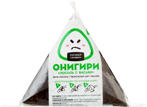 

Онигири СВГ Смайл Лосось Васаби 115 г