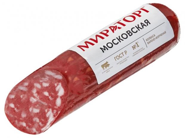 

Колбаса Мираторг Московская варено-копченая 300 г