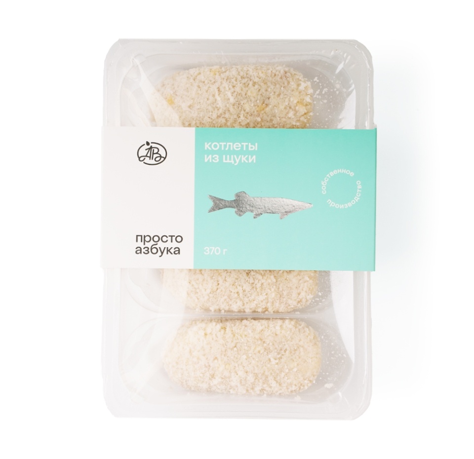

Котлеты Просто Азбука из щуки охлажденные 370 г