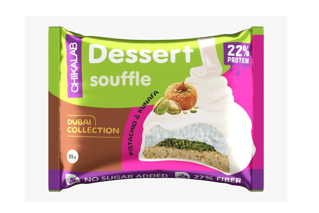 

Печенье Chikalab Souffle Dessert Фисташковое суфле с хрустящим тестом 55 г