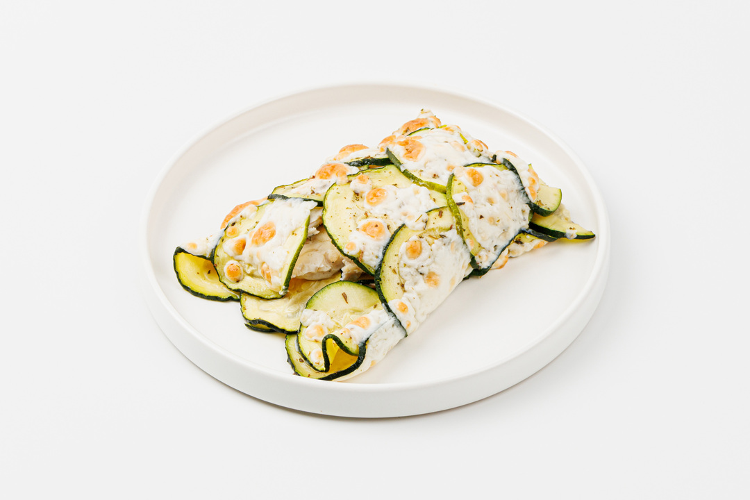 

Куриное филе ВкусВилл запеченное с цукини и моцареллой 200 г