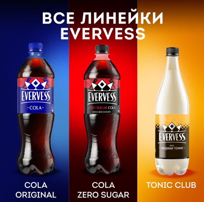 

Напиток Evervess Cola газированный 1 л