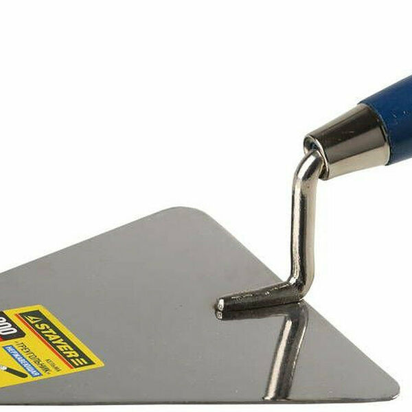 Кельма штукатурная STAYER, нержавеющая сталь, деревянная ручка, 200мм