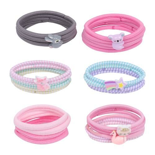 Набор резинок для волос Laf детские 10 шт, цвет в ассортименте