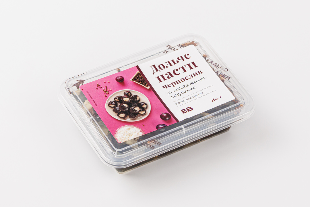 

Дольче пасти ВкусВилл чернослив с мягким сыром 260 г