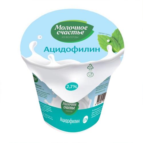 

Ацидофилин Молочное счастье 2.7% 200 г