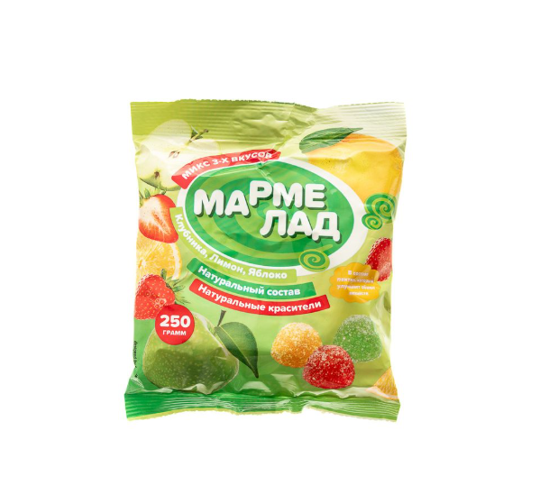 

Мармелад Кондитер профи фруктово-ягодная смесь 250 г