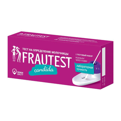 Тест на определение молочницы Frautest candida 1 шт.