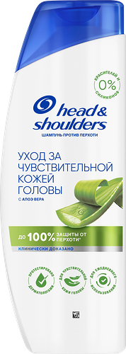Шампунь Head&Shoulders Уход за чувствительной кожей головы против перхоти 400 мл