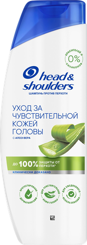

Шампунь Head&Shoulders Уход за чувствительной кожей головы против перхоти 400 мл