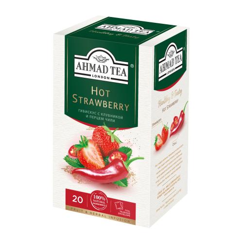 

Чай травяной Ahmad Tea клубника с перцем чили 20 пакетиков