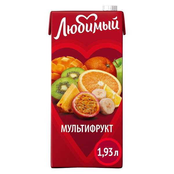 Напиток Мультифрукт Любимый 1.93 л