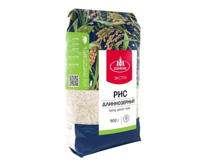 

Рис Агро-Альянс Экстра длиннозерный 900 г