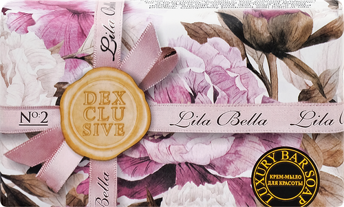 Туалетное мыло DexClusive Lila bella, кусковое 155 г