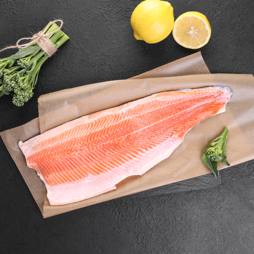 

Форель Радужная Лента Fresh филе на коже вес до 500 г
